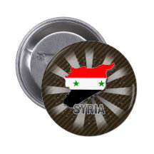Syrien-Flaggen-Karte 2,0 Buttons