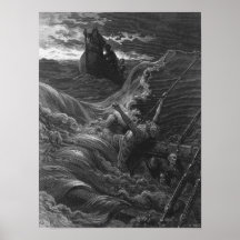 Szene 'vom Raureif des alten Mariner Plakatdrucke