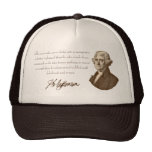 T. Jefferson: Wahrheit u. Zeitungen - Hut #2 Retrokappe