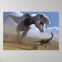 T Rex Posterdrucke