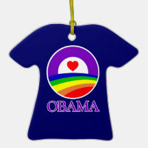 T-Shirt Verzierung - Obama-Stolz Weihnachtsornament