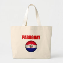 T-Shirts Paraguays Futbol Leinentaschen