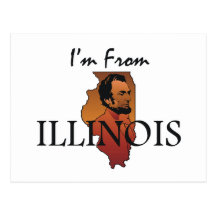 T-STÜCK bin ich von Illinois Postkarte