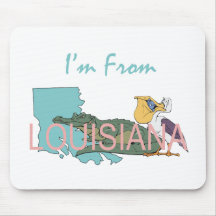 T-STÜCK komme ich aus Louisiana Mauspads