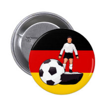 Tabellen-Fußballentwurf Deutschland Fussball Anstecknadelbutton