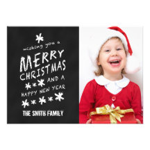 TAFEL-WEIHNACHTSfeiertags-FOTO-KARTE Einladungen