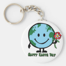 Tag der Erde keychain Schlüsselanhänger