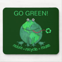Tag der Erde-Klimafrosch Mauspads