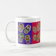 Tag der toten Zuckerschädel durch S Ambrose Teetasse