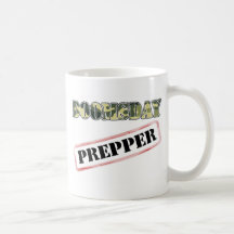 Tag des Jüngsten Gerichts Prepper Briefmarke Tee Tasse