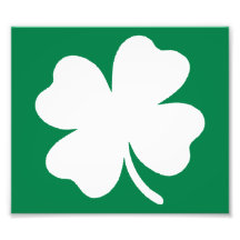 Tag Irland Kleeblatt-St. Patricks Photographischer Druck