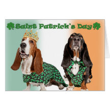 Tag St. Patricks Karte