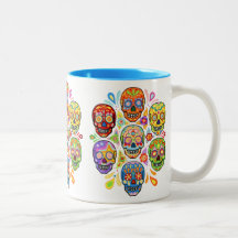 Tag vom toten/von Dia de Los Muertos Mug Kaffee Haferl