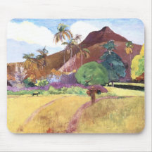Tahitian Landschaft Mousepad