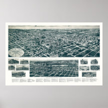 Tal-Strom, NY panoramische Karte - 1924 Poster
