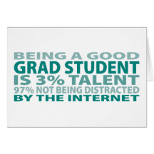 Talent des Studenten-3% Grußkarte