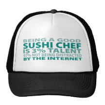 Talent des Sushi-Kochs-3% Netzmützen