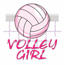 Talsalvemädchen-Volleyballentwurf Acrylausschnitt