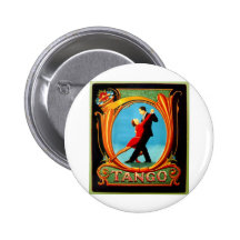 Tango-Tänzer Anstecknadelbuttons
