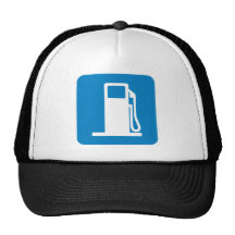 Tankstelle-Landstraßen-Zeichen Trucker Mützen