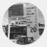 Tankstelle-Preisanalysefoto 1938 Sticker