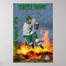 Tanner Schulze - Seattle-Totems Posterdruck