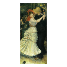 Tanz bei Bougival durch Renoir, Vintager Impressio Ankündigungskarte