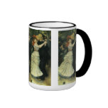 Tanz bei Bougival durch Renoir, Vintager Impressio Haferl