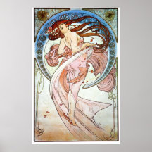 Tanz, Mucha Poster