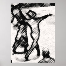 TANZ-PLAKAT-DRUCK ** BIS 32"