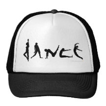 Tanz-Tanzen-Silhouette-Entwurf Trucker Cap