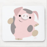 Tanzen-Cartoon-Schwein mousepad