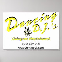Tanzen-DJ-Plakat