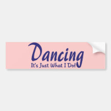 Tanzen sein, was ich tue autosticker