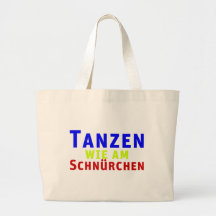 Tanzen wie am Schnürchen Tragetaschen