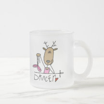 Tänzer-Ren-T-Shirts und Geschenke Haferl