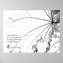 Tao Te Ching No.11 Plakat