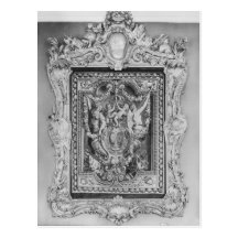 Tapisserie des Wappens der französischen Königsfam Postkarten