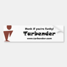 Tarbender - honk, wenn Sie flippig sind! Autoaufkleber