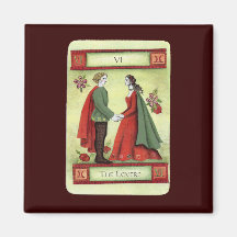 Tarotkarte "der Liebhaber" Magnets