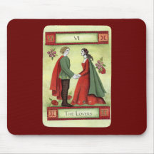 Tarotkarte "der Liebhaber" Mousepad