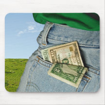 Taschen-Geld Mauspad