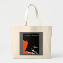 Taschen-Tasche, groß - orientalische Mohnblumen-ab
