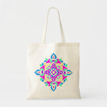 Taschen-Tasche mit Rangoli Muster