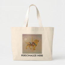Taschen-Taschen - Karussell-Löwe QUADRAT
