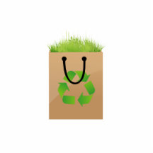 Taschengras recycle.png des Öko braunes Einkaufs Photoskulpturen