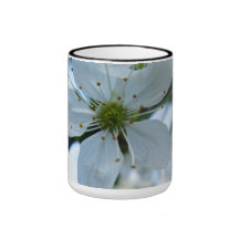 Tasse mit Kirschblüte