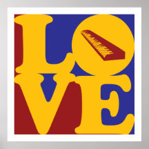 Tastatur-Liebe Posterdrucke