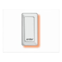 Taste Enter key Postkarte