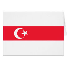 Tataren von Weißrussland, ethnische Flagge Grußkarte